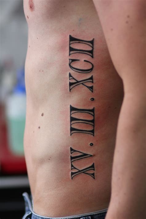 tattoos of roman numerals